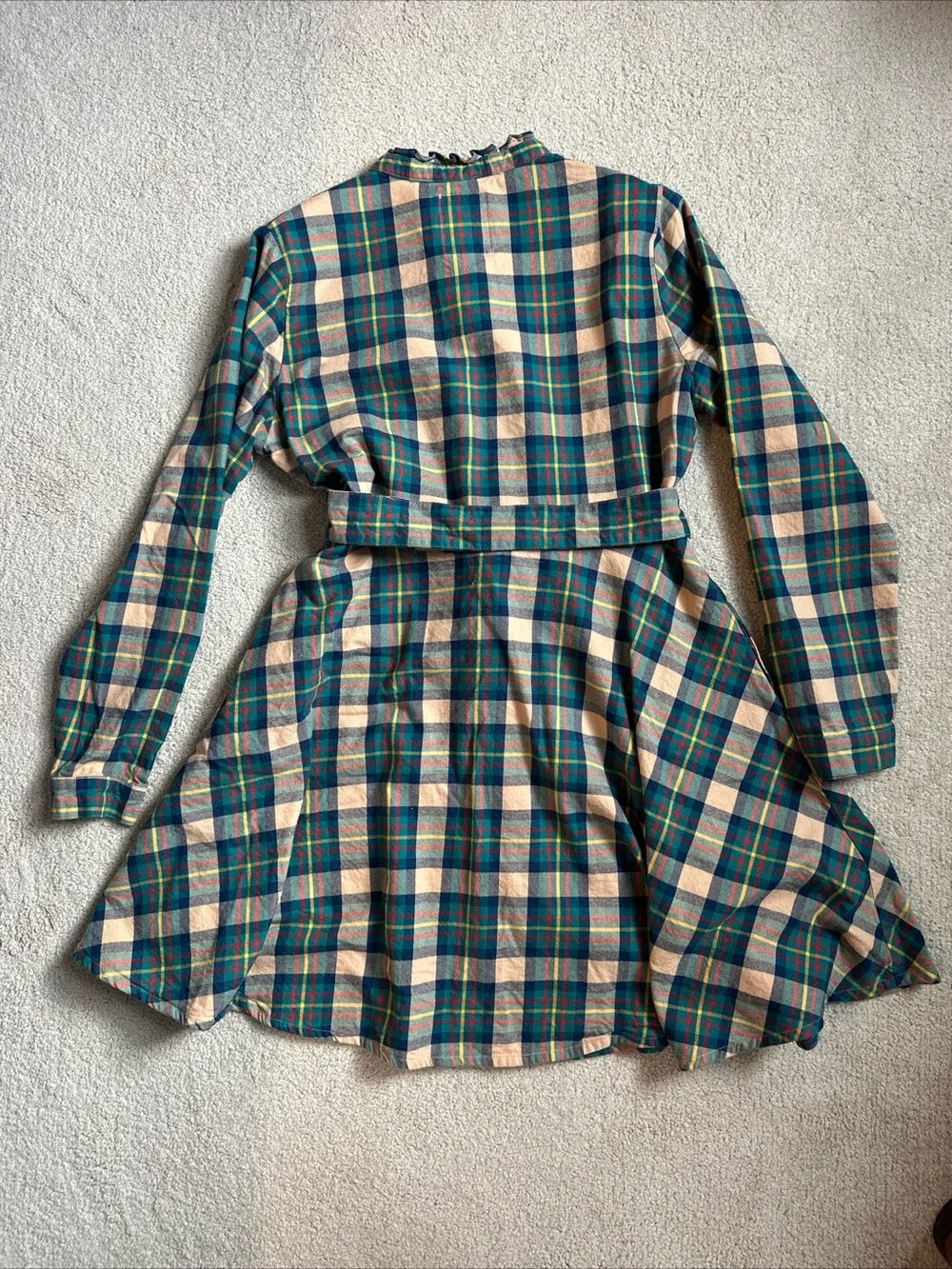 Kiel James Patrick Cozy Cabin Flannels Tartan Plaid Fit & Flare Autumn Dress